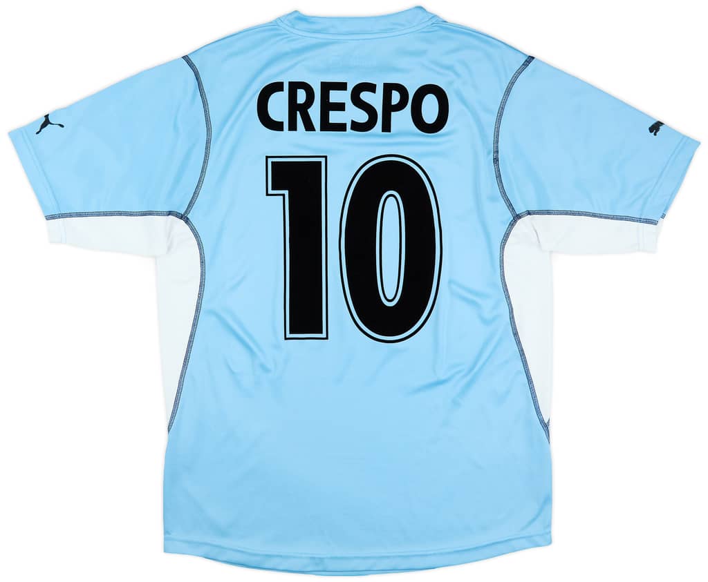 2001-02 Lazio Home Shirt Crespo #10 - 9/10 - (XXL)