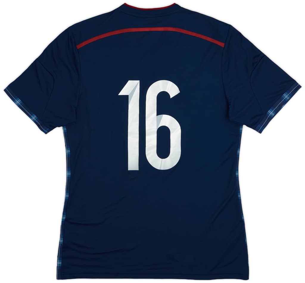 2014-15 Scotland Youth Player Issue Home Shirt #16 - 9/10 - (M)