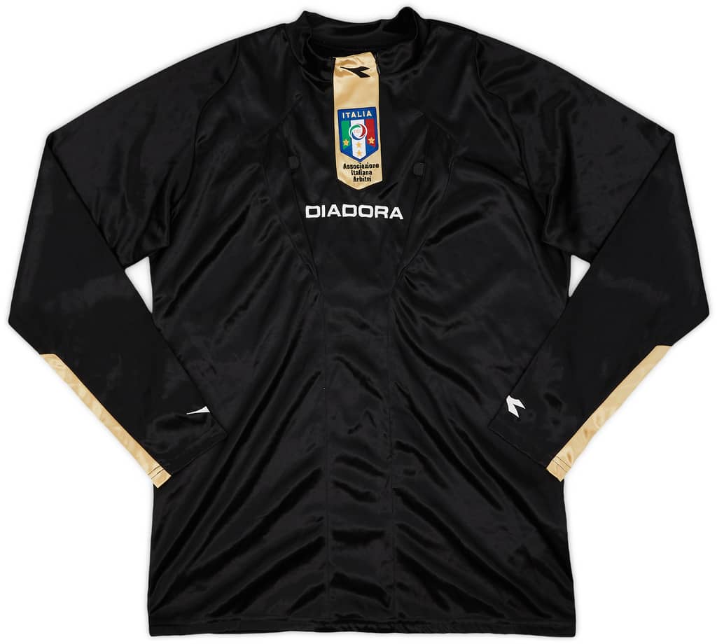 2007-09 Italy Diadora Referee L/S Shirt - 8/10 - (M)