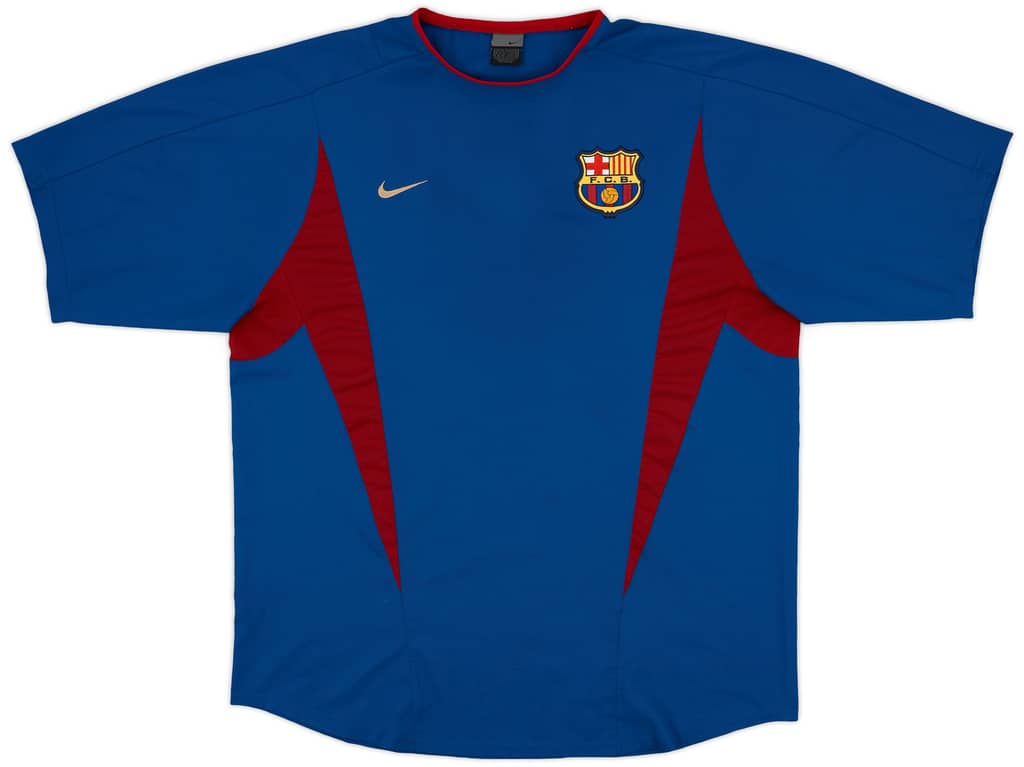 2002-03 Barcelona Nike Training Shirt - 9/10 - (XL)