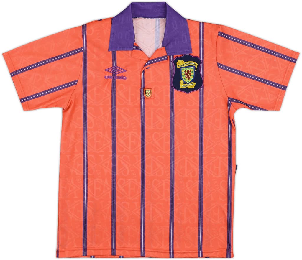 1993-95 Scotland Away Shirt - 8/10 - (S)