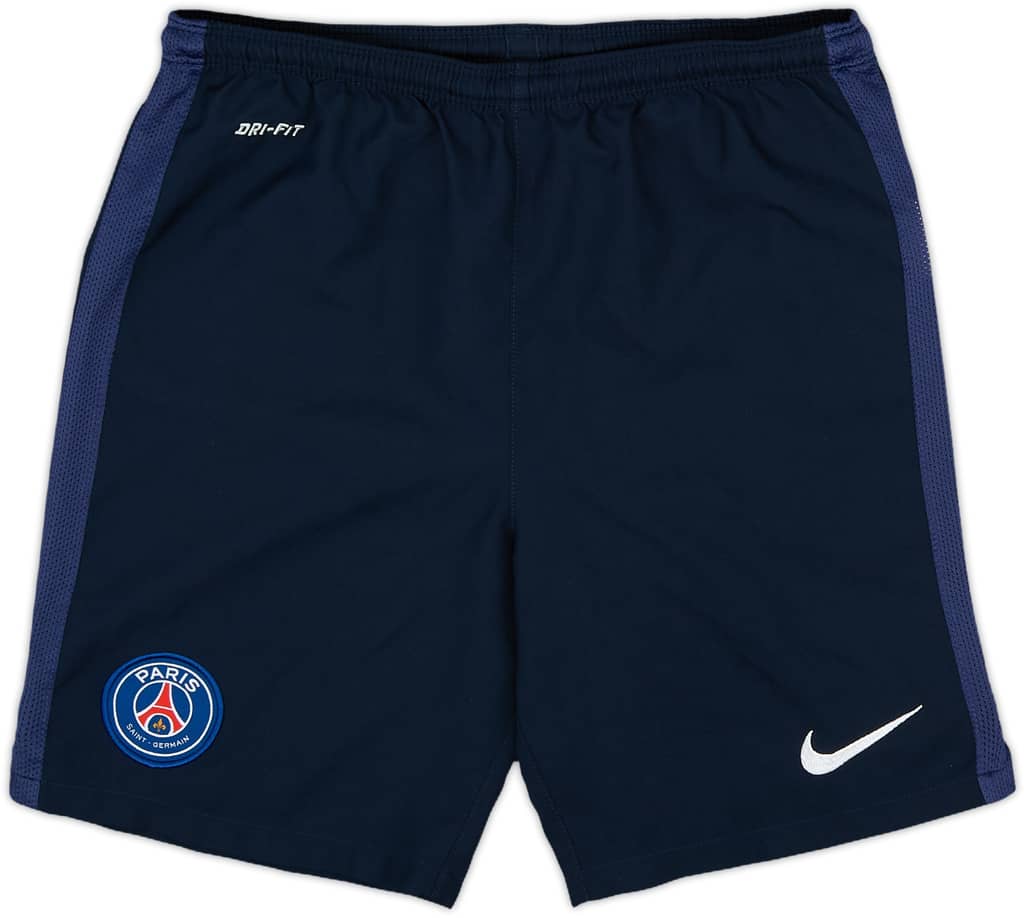 2015-16 Paris Saint-Germain Home Shorts - 9/10 - (M.Boys)
