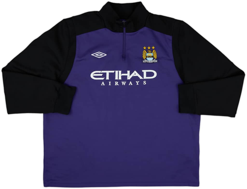 2012-13 Manchester City Umbro 1/4 Zip Drill Top - 8/10 - (3XL)