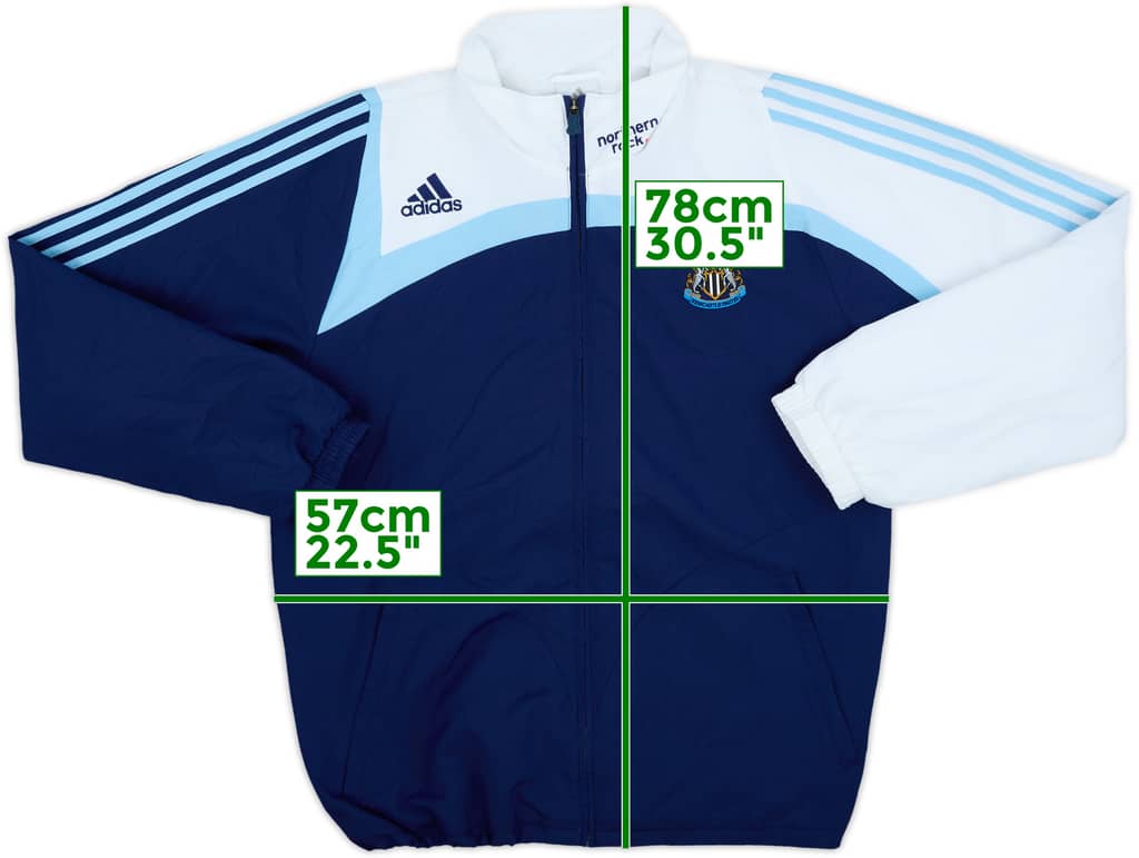 2007-08 Newcastle adidas Track Jacket - 8/10 - (L)