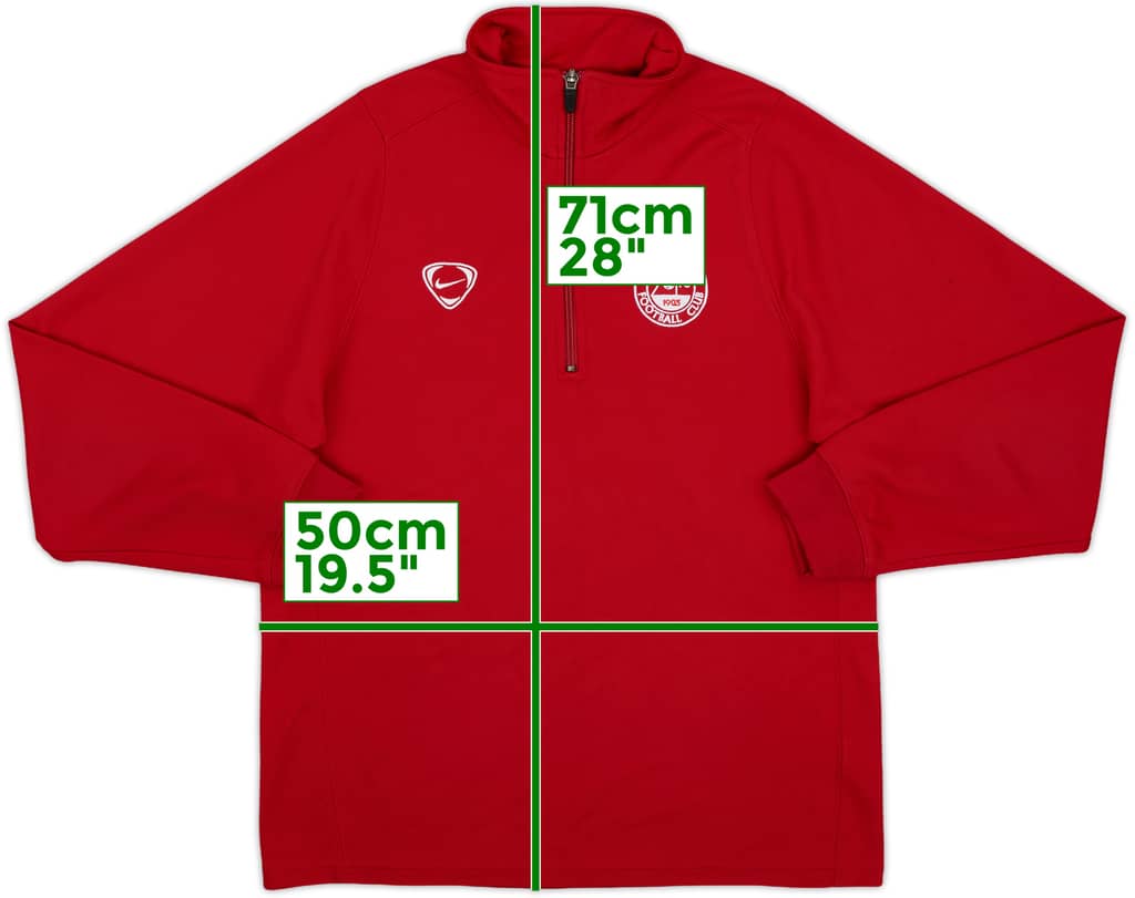 2006-07 Aberdeen Nike 1/4 Zip Drill Top - 6/10 - (S)