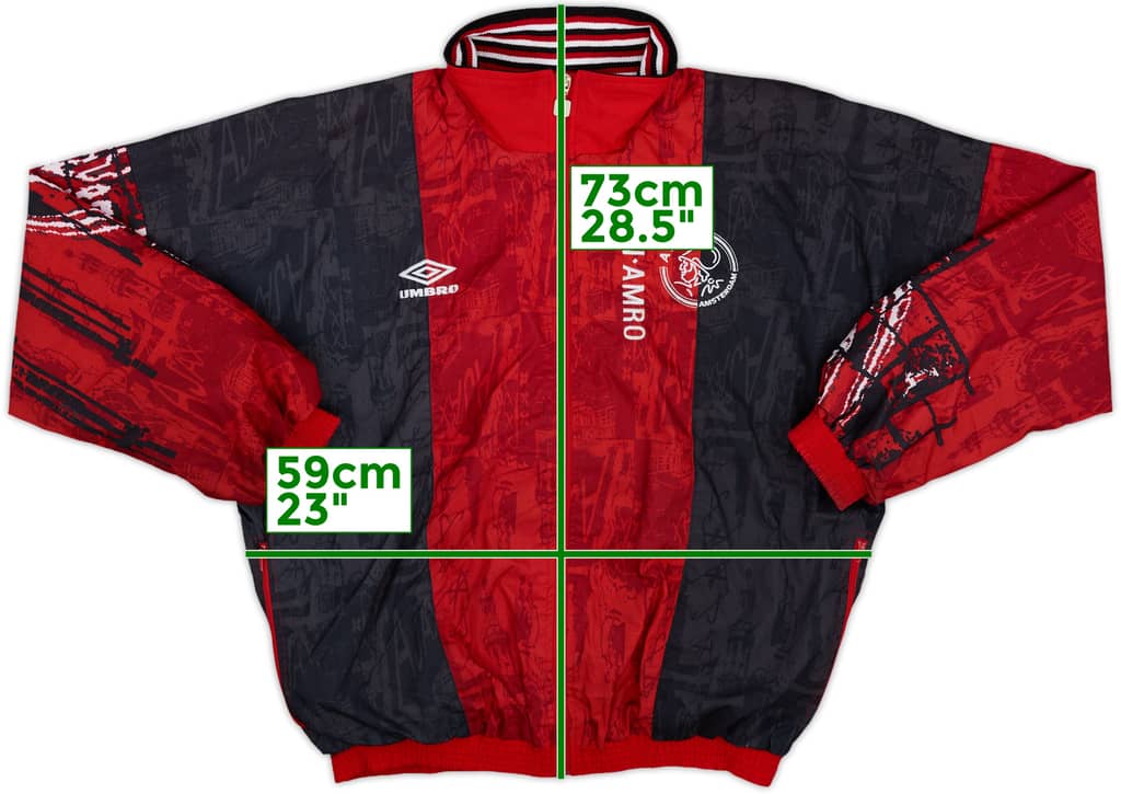 1996-97 Ajax Umbro Track Jacket - 9/10 - (M)