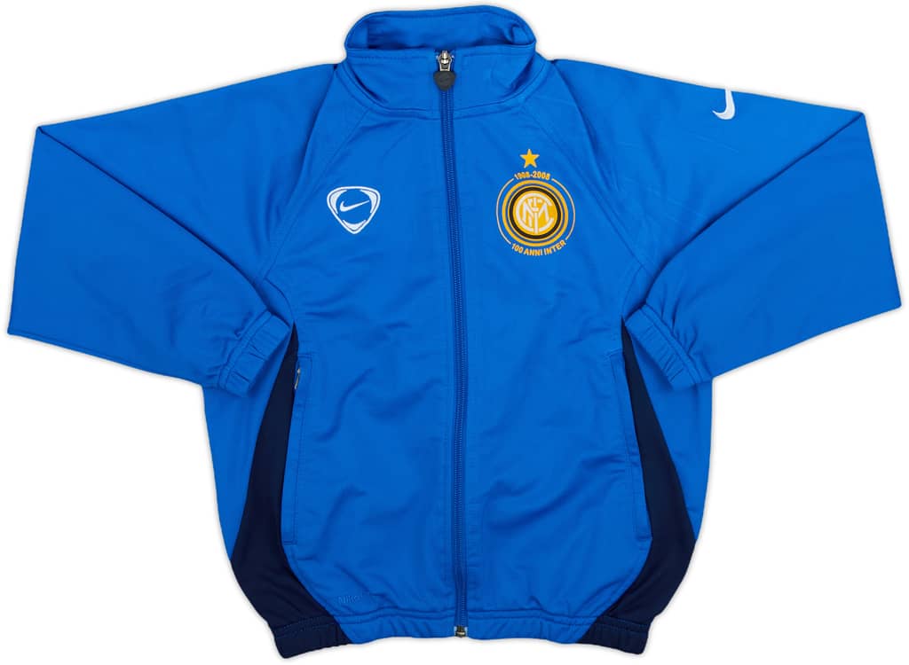 2007-08 Inter Milan Nike Track Jacket - 8/10 - (S.Boys)