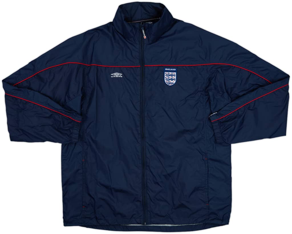 2000-02 England Umbro Hooded Rain Jacket - 10/10 - (XL)