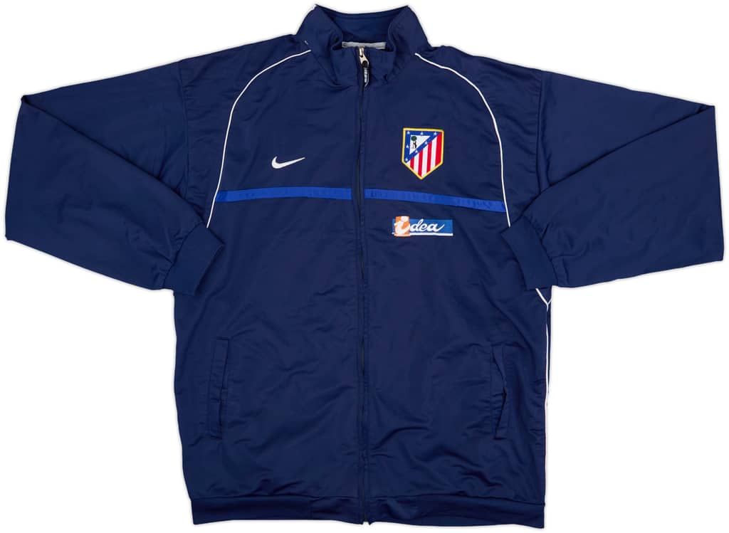 2002-03 Atletico Madrid Nike Track Jacket - 8/10 - (XL)