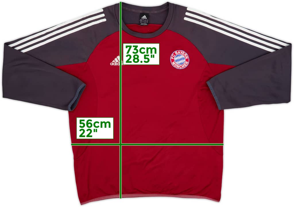 2002-03 Bayern Munich adidas Sweat Top - 6/10 - (L)