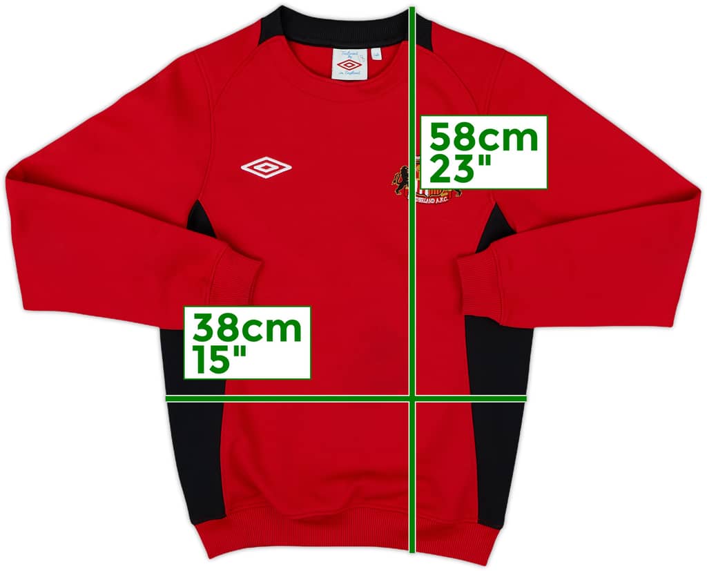 2010-11 Sunderland Umbro Sweat Top - 7/10 - (M.Boys)