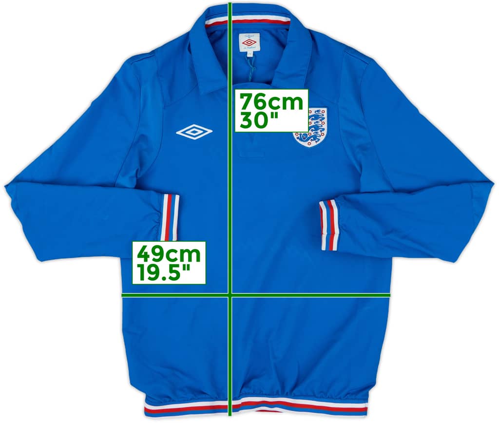 2010-11 England Umbro Drill Top - 8/10 - (S)