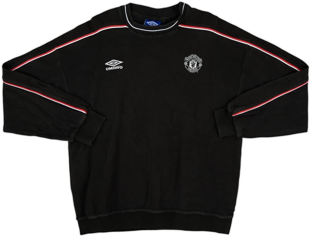 1999-00 Manchester United Umbro Sweat Top - 7/10 - (L)