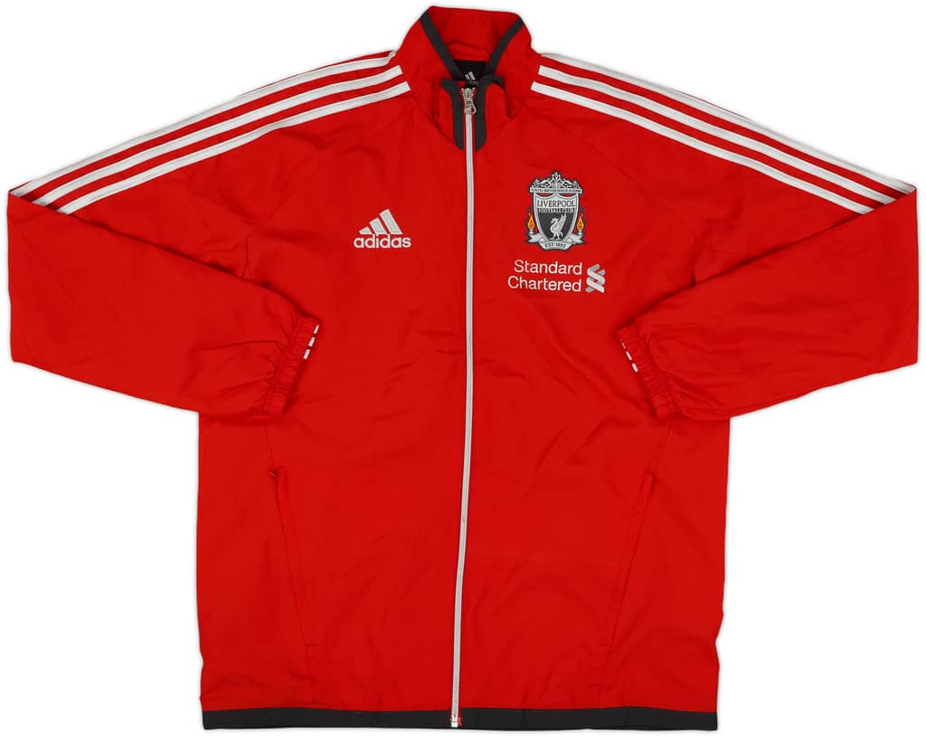 2011-12 Liverpool adidas Track Jacket - 9/10 - (XL.Boys)