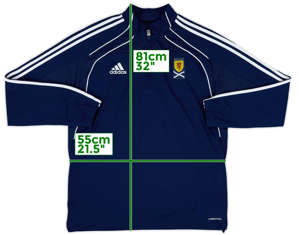 2010-11 Scotland adidas Track Jacket - 9/10 - (L/XL)
