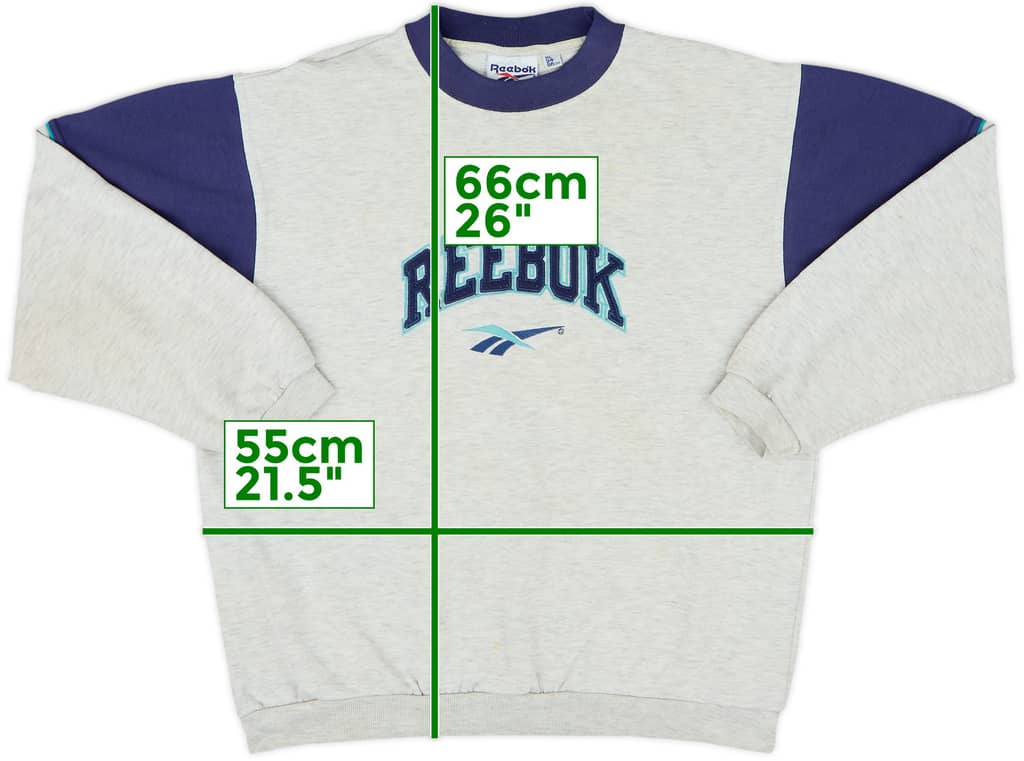 1990s Reebok Template Sweat Top - 8/10 - (XL)