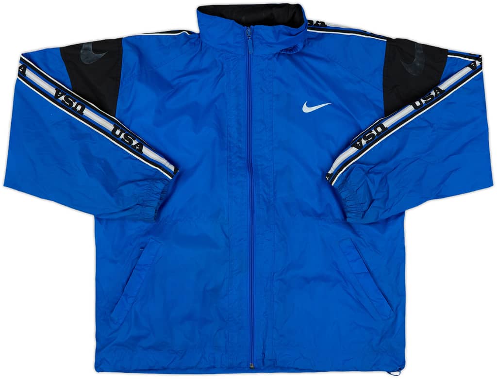 1990s Nike Template Hooded Rain Jacket - 5/10 - (XL)