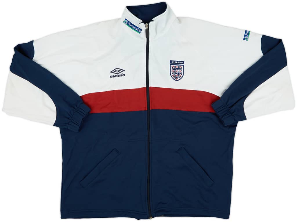 1999-00 England Umbro Track Jacket - 8/10 - (M)