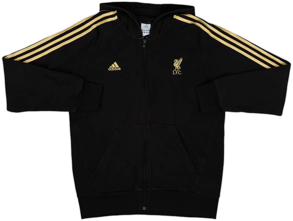 2011-12 Liverpool adidas Hooded Sweat Top - 8/10 - (M)