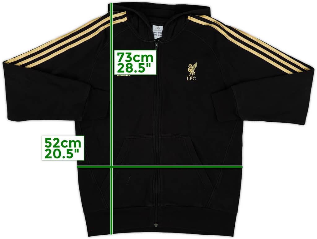 2011-12 Liverpool adidas Hooded Sweat Top - 8/10 - (M)