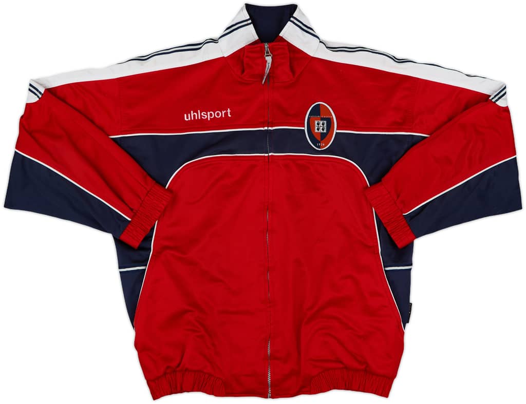2000-02 Cagliari Uhlsport Track Jacket - 9/10 - (M)