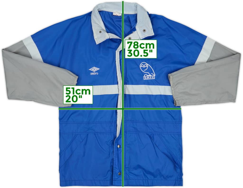 1984-87 Sheffield Wednesday Umbro Track Jacket - 8/10 - (XS)