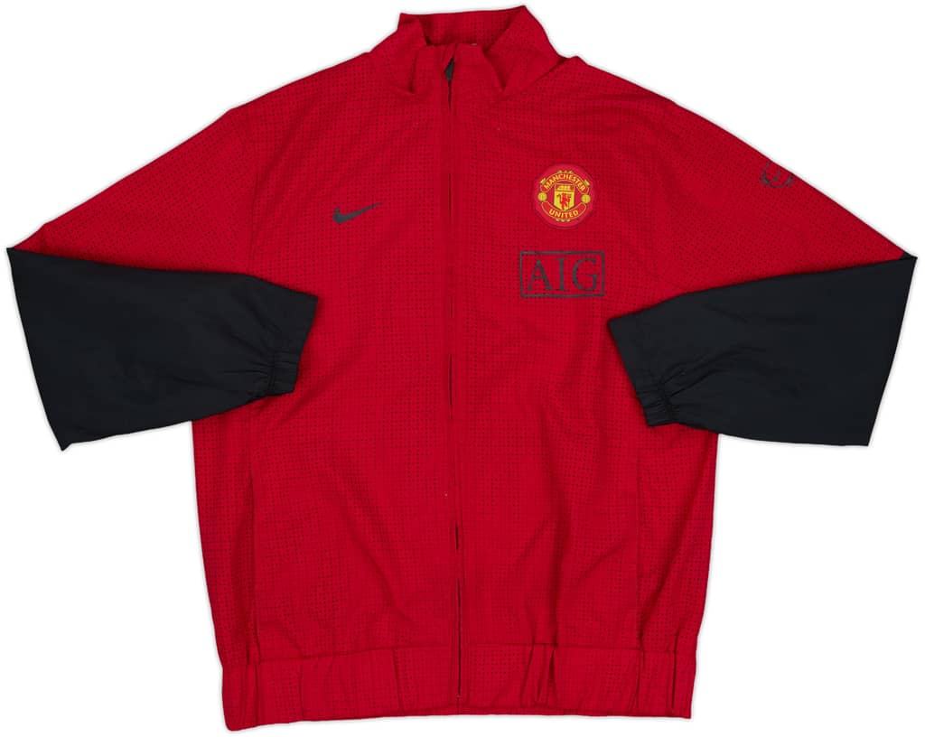 2009-10 Manchester United Nike Track Jacket - 8/10 - (L.Boys)