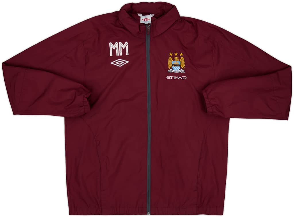 2012-13 Manchester City Umbro Staff Issue Hooded Rain Jacket MM - 6/10 - (L)