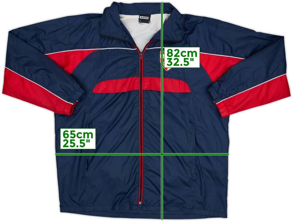 2010-11 AC Mantova Errea Hooded Rain Jacket - 8/10 - (L)