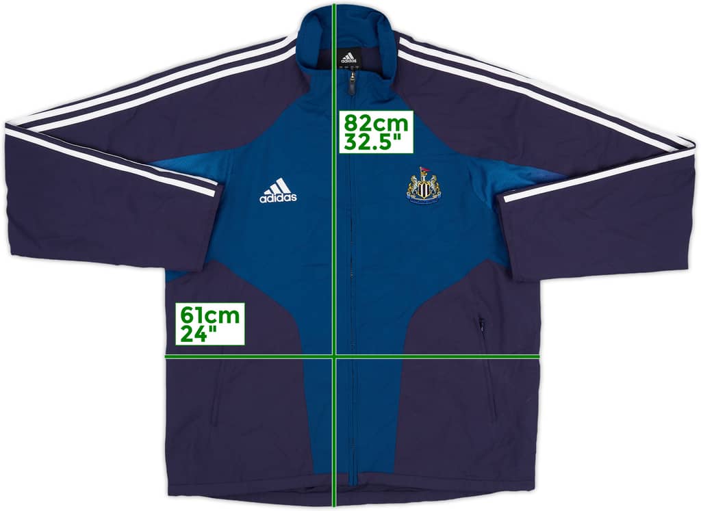 2004-05 Newcastle United adidas Track Jacket - 8/10 - (L)