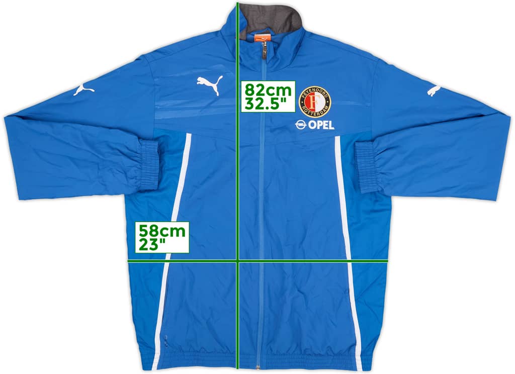 2013-14 Feyenoord Puma Track Jacket - 8/10 - (L)