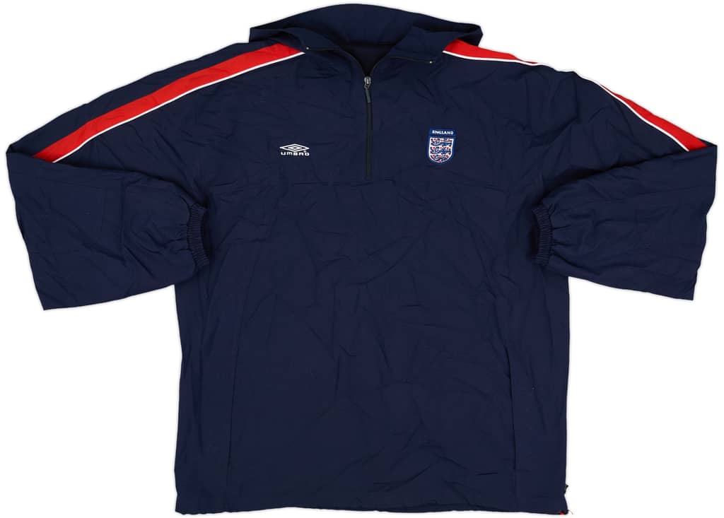 2004-06 England Umbro 1/4 Zip Drill Top - 8/10 - (L)