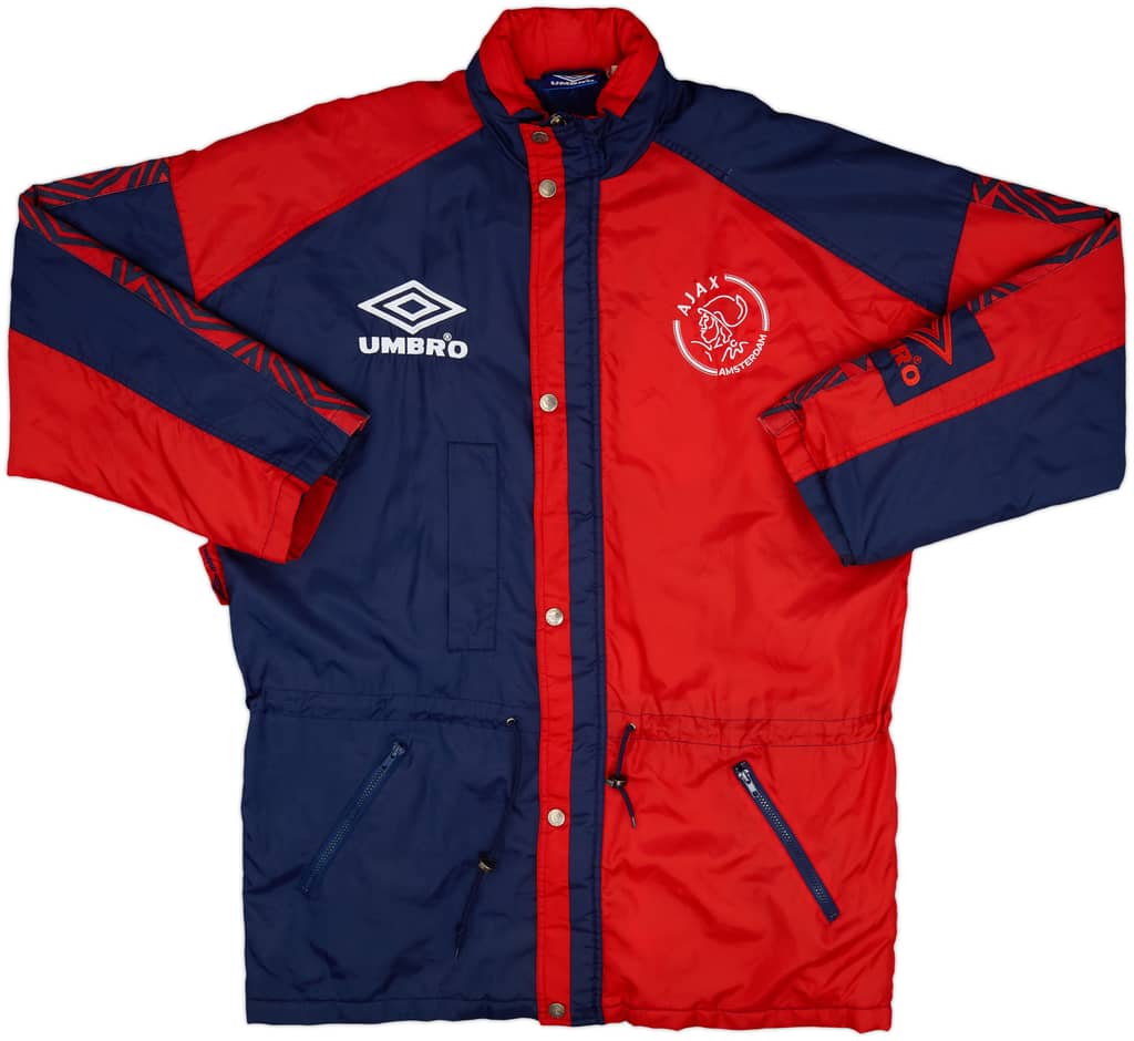 1996-97 Ajax Umbro Padded Bench Coat - 9/10 - (XL)