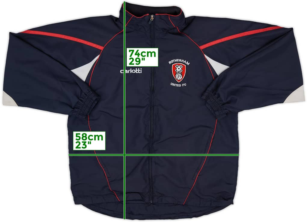 2007-08 Rotherham Carlotti Track Jacket - 8/10 - (S)