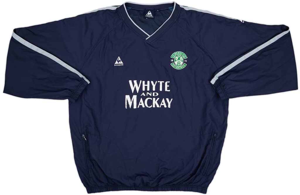 2005-06 Hibernian Le Coq Sportif Drill Top - 6/10 - (L)
