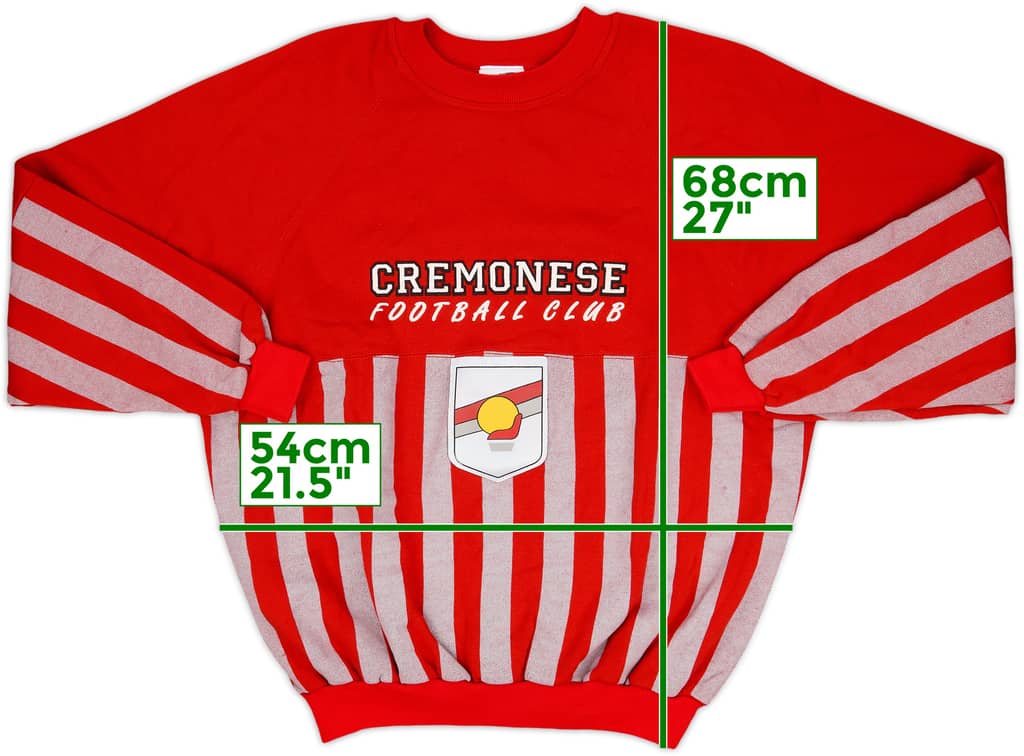1990-91 Cremonense Le Felpe dei Grandi Club Sweat Top - 8/10 - (L)