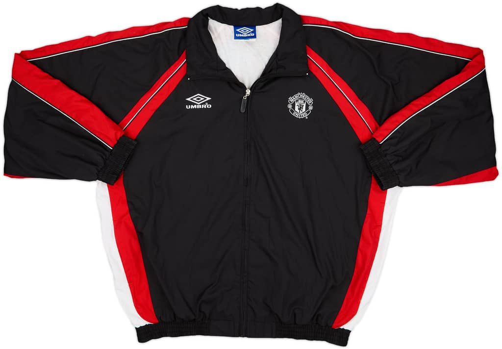1999-00 Manchester United Umbro Track Jacket - 8/10 - (L)