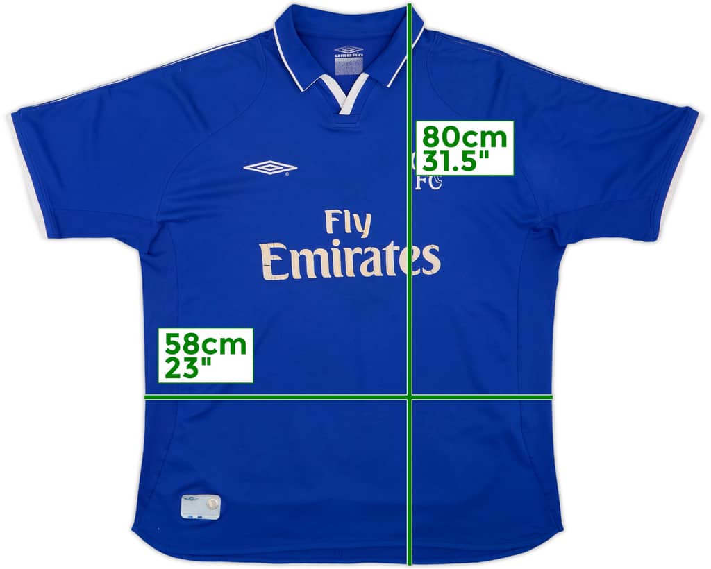 2001-03 Chelsea Home Shirt - 5/10 - (XL)