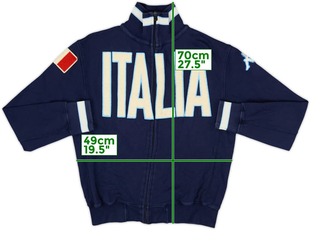 2009-10 Italy Kappa Track Jacket - 8/10 - (S)