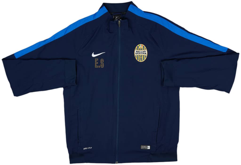 2015-16 Hellas Verona Staff Issue Nike Track Jacket E.S - 8/10 - (M)