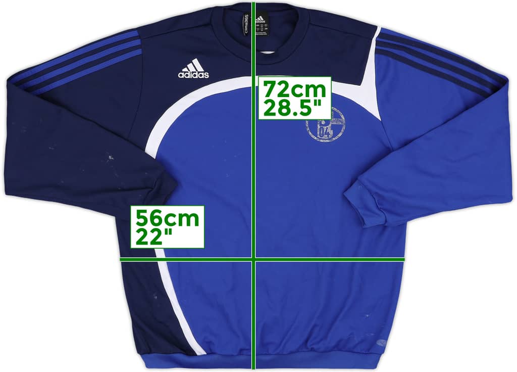 2007-08 Schalke adidas Sweat Top - 4/10 - (L)