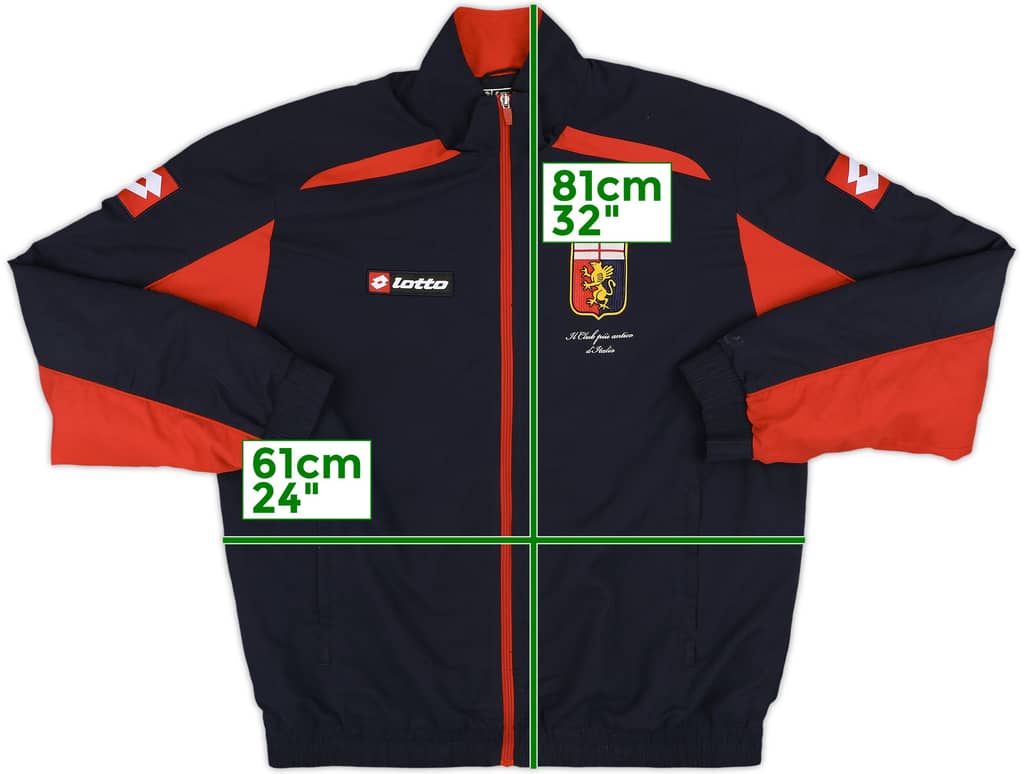 2018-19 Genoa Lotto Track Jacket - 8/10 - (XL)