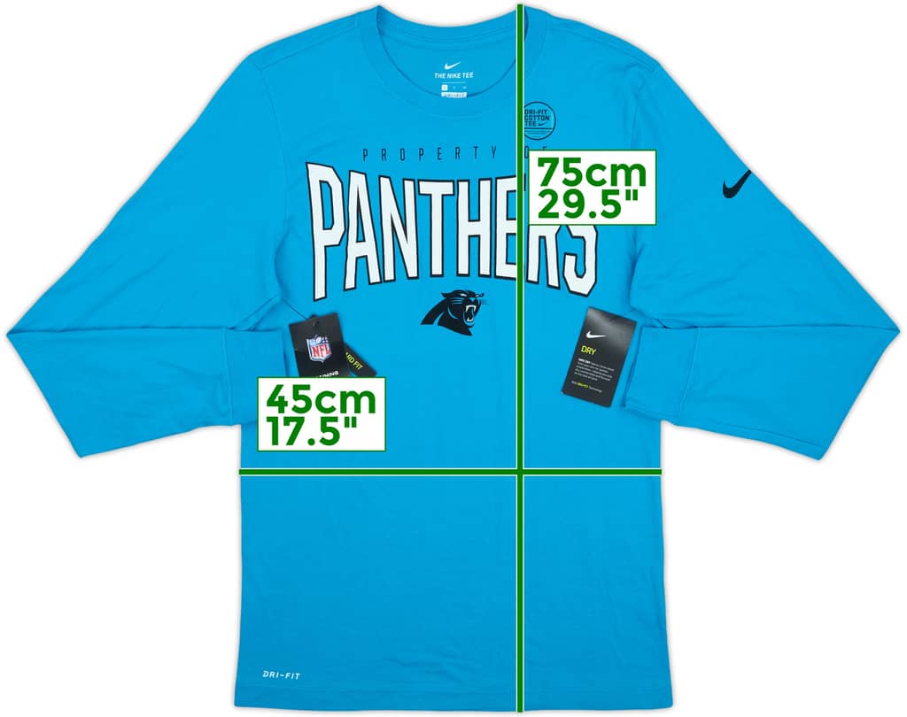2019 Carolina Panthers Nike L/S Tee (S)