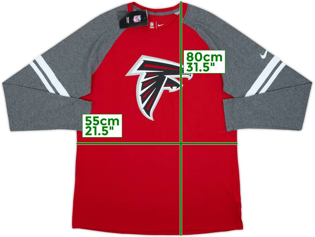 2021 Atlanta Falcons Nike L/S Tee (L)