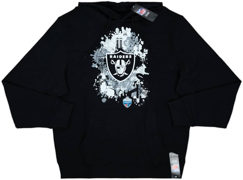 2018 Oakland Raiders London Series NFL Hooded Sweat Top (3XL)