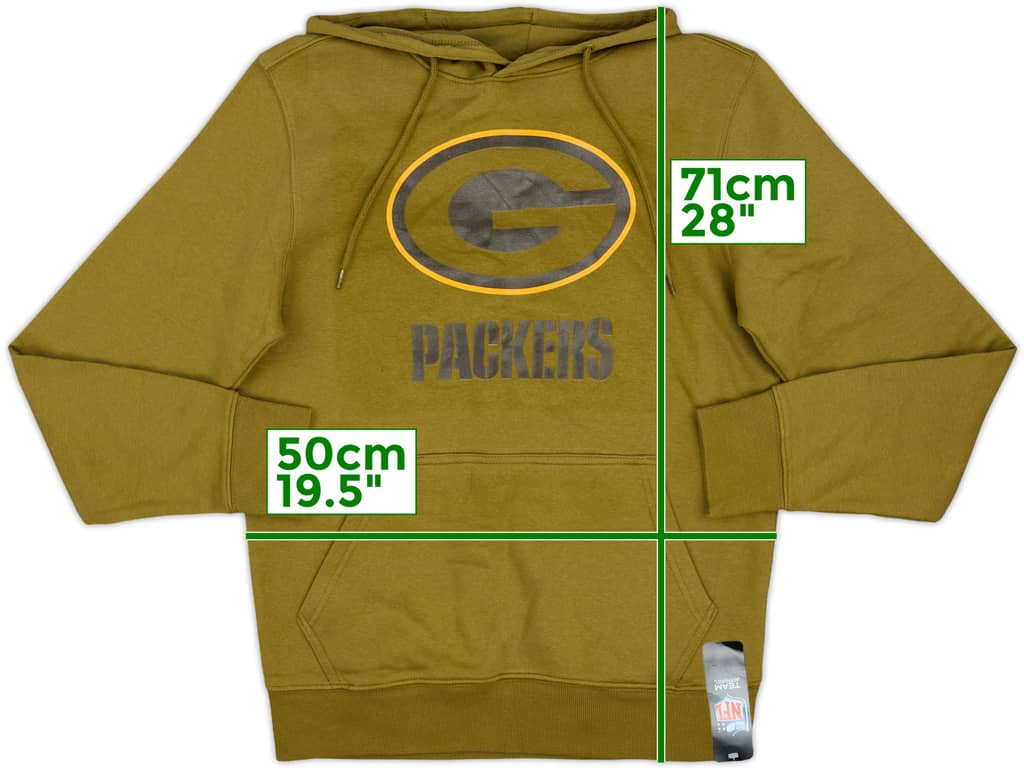2024 Green Bay Packers NFL Graphic Hooded Sweat Top (M)