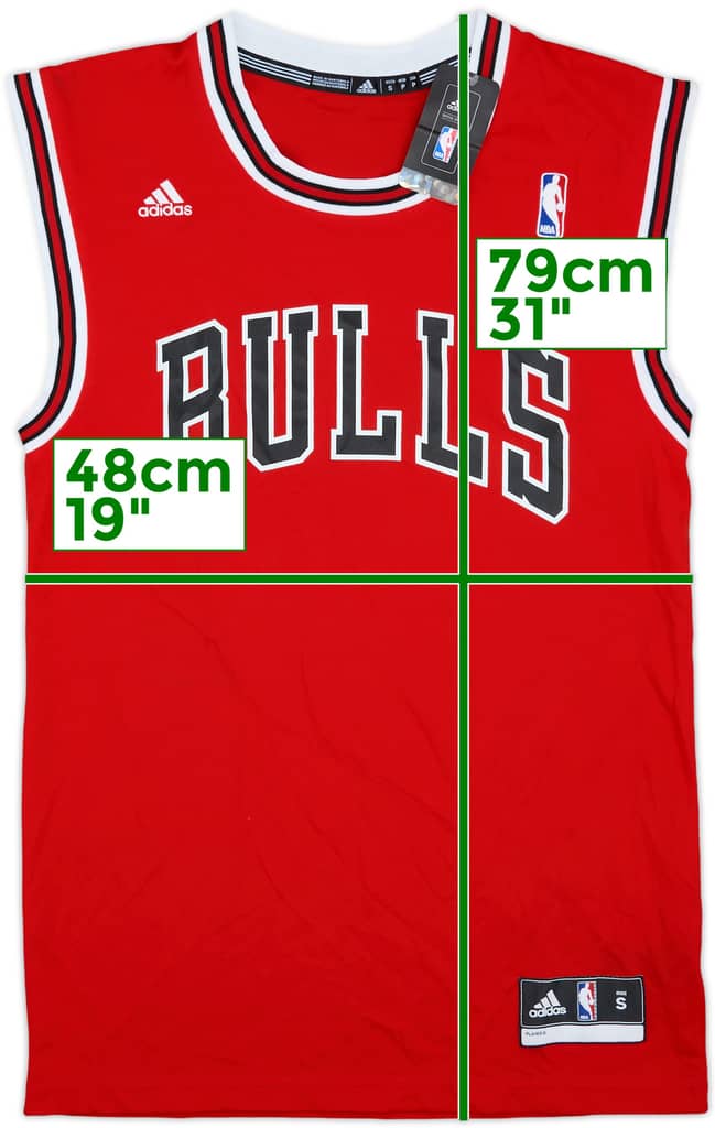 2010-14 Chicago Bulls adidas Away Jersey (S)