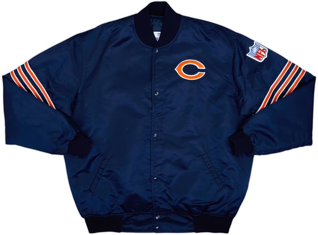 1980s Chicago Bears Starter Satin Varsity Jacket - 9/10 - (XXL Tall)