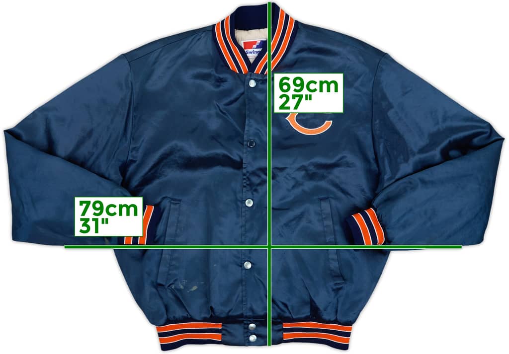 1990s Chicago Bears Swingster Satin Varsity Jacket - 5/10 - (L)