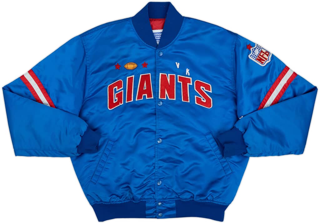 1980s New York Giants Starter Satin Varsity Jacket - 6/10 - (L)